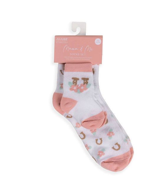 Bloomin' Boot Mama & Me Socks Set - Jf32030Bbt