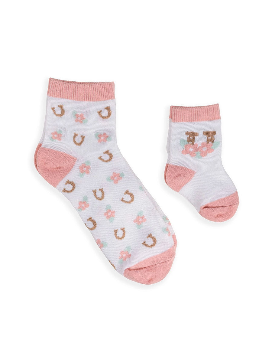 Bloomin' Boot Mama & Me Socks Set - Jf32030Bbt