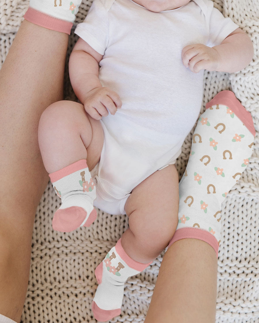 Bloomin' Boot Mama & Me Socks Set - Jf32030Bbt