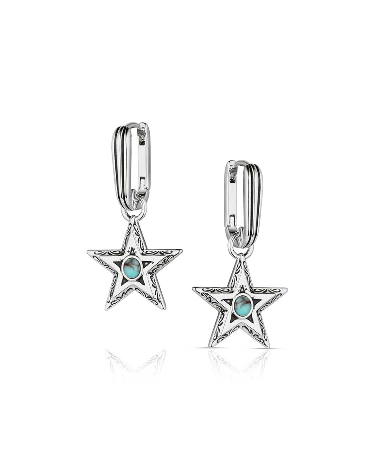 Lucky Star Turquoise Earrings - Er6371