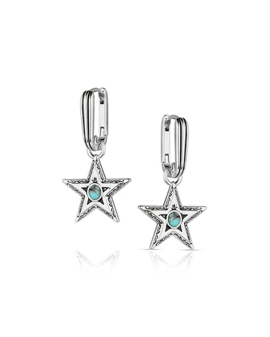 Lucky Star Turquoise Earrings - Er6371