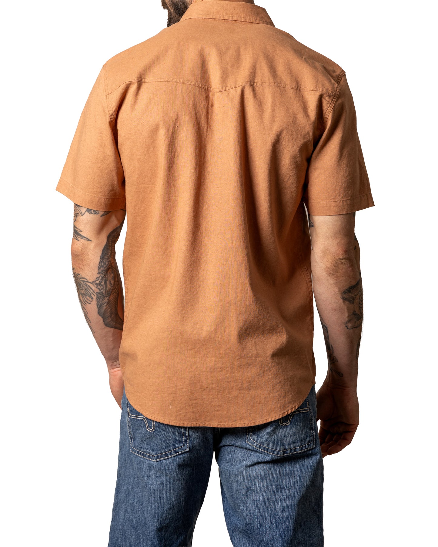 Men's Nuce Short Sleeve Western Shirt - Mds0000072-Oe009