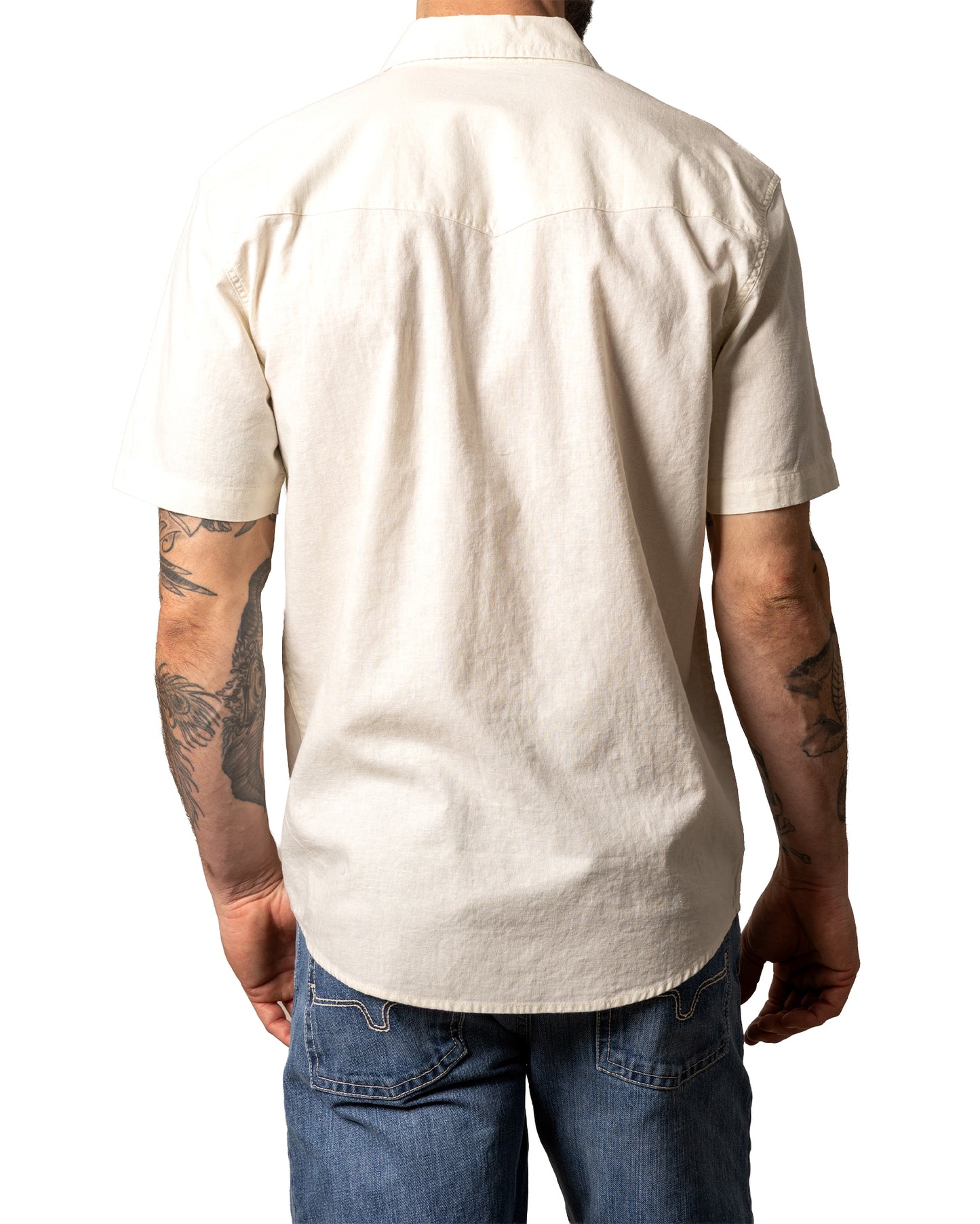 Men's Nuce Short Sleeve Western Shirt - Mds0000072-Gy014