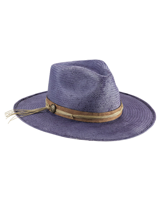 Oasis Violet Straw Hat by Bullhide from Skip’s Western Outfitters | MOT-BR0023V-S