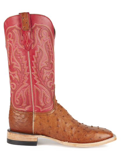 Men's Cognac Exotic Western Boots