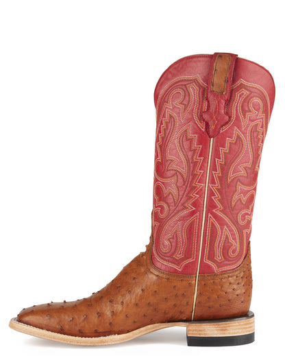 Men's Cognac Exotic Western Boots
