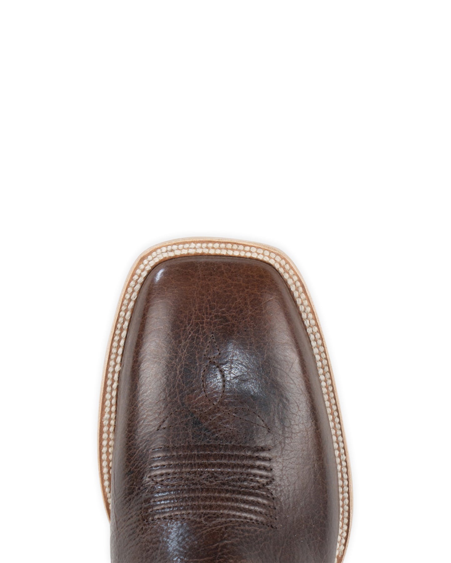 Men's Chocolate Bison Western Boots