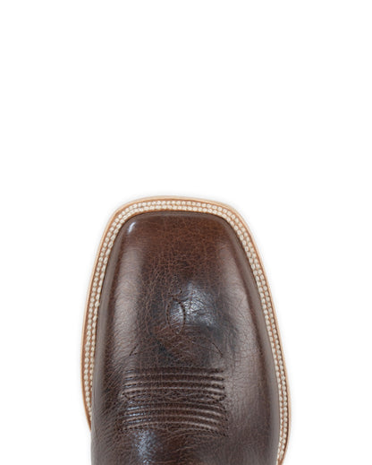 Men's Chocolate Bison Western Boots