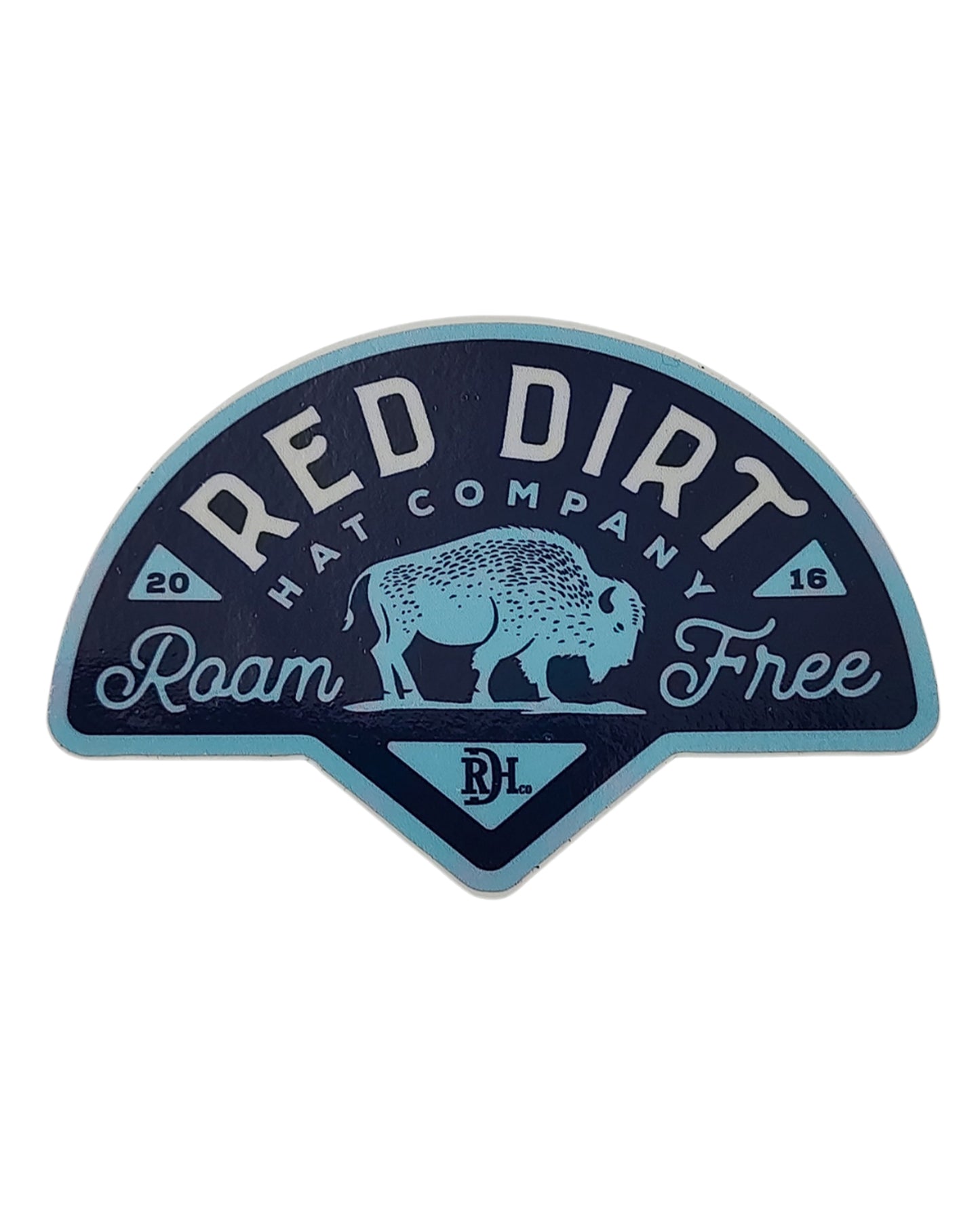 Classic Red Dirt Hat Sticker