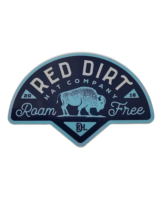 Classic Red Dirt Hat Sticker