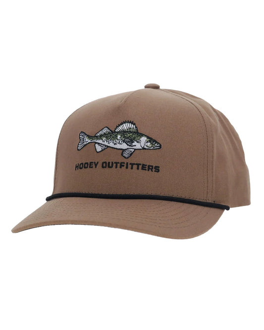 Walleye 5-Panel Full Surround Snapback Cap - 6037T-TN