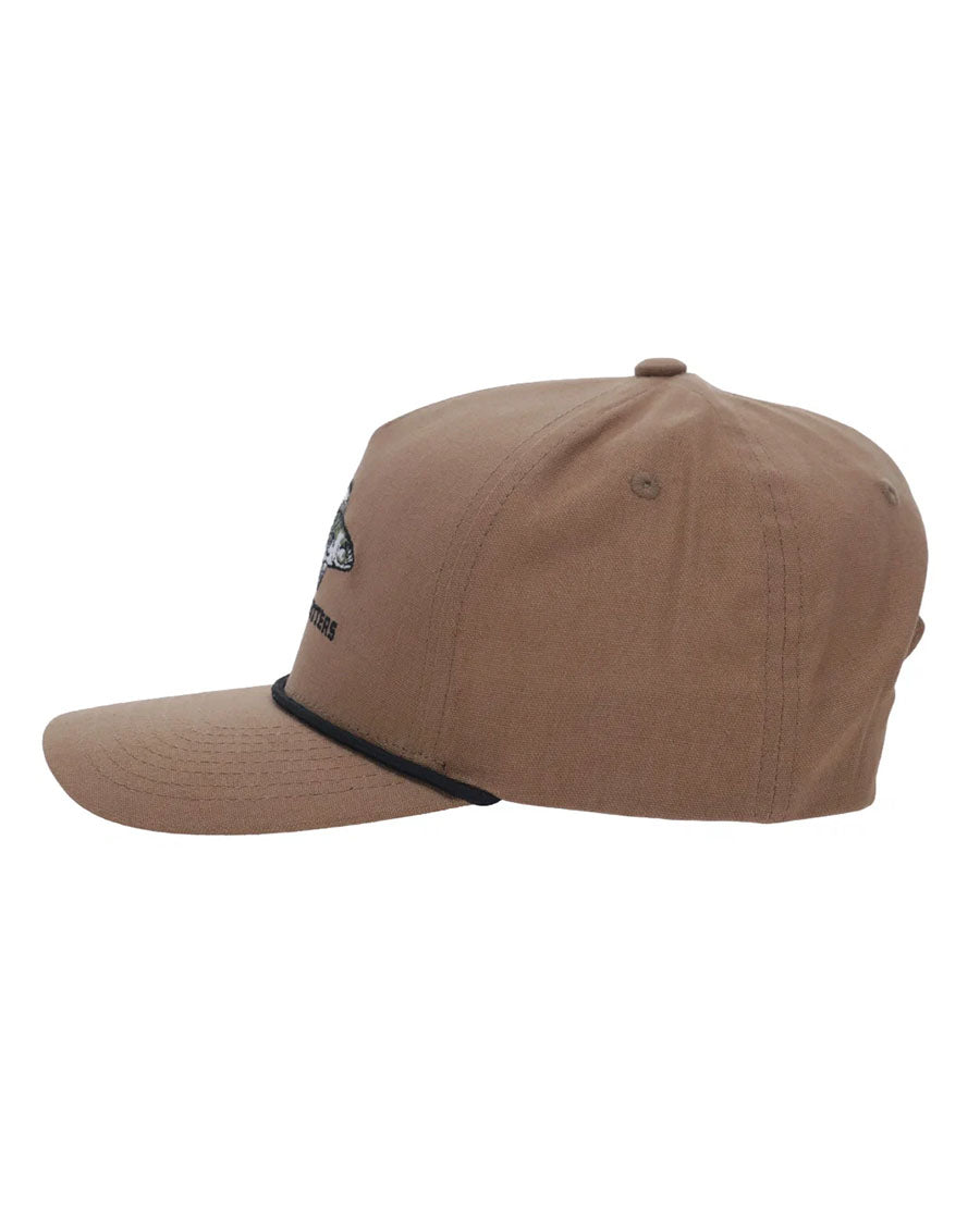 Walleye 5-Panel Full Surround Snapback Cap - 6037T-TN