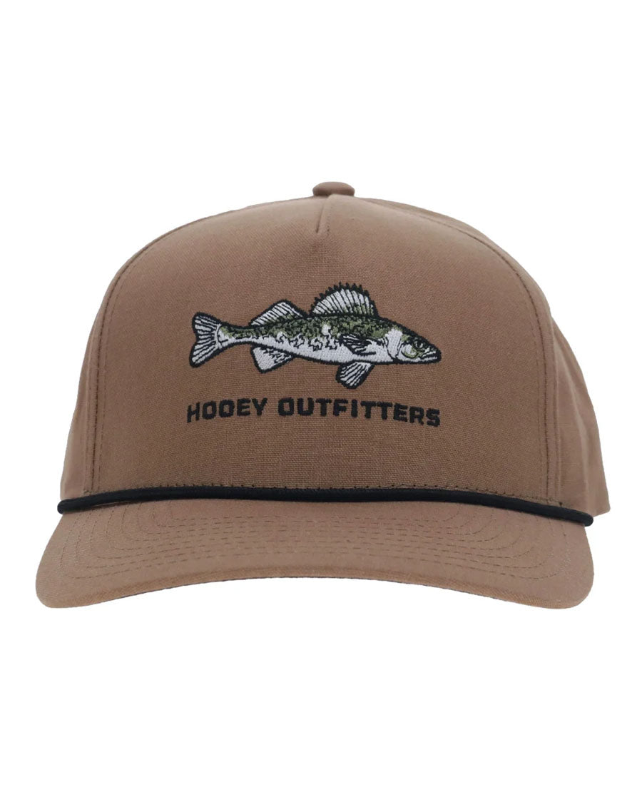 Walleye 5-Panel Full Surround Snapback Cap - 6037T-TN