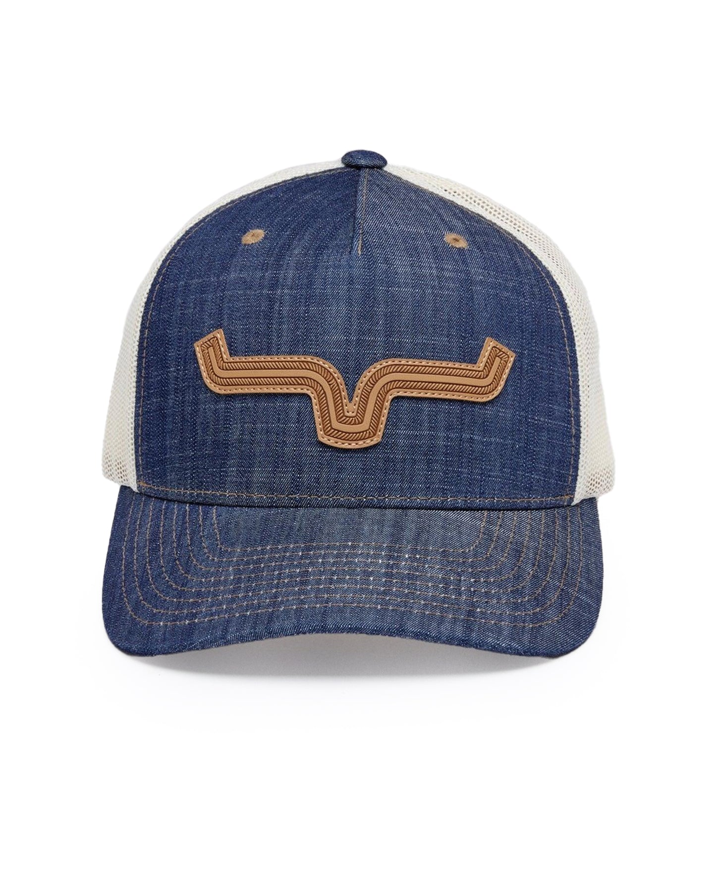 Kimes Ranch Roped LP Trucker Cap in Denim at Skip's Western Outfitters