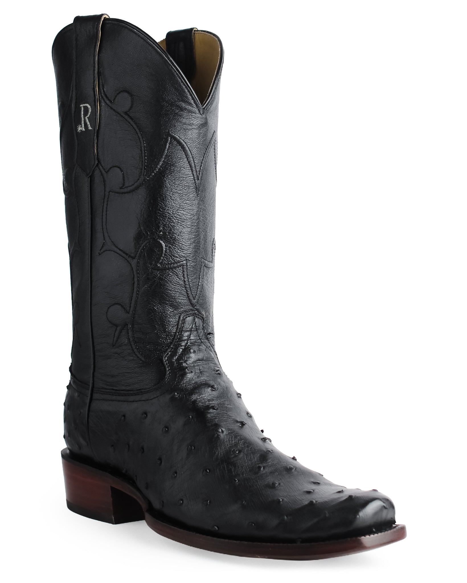 Men's Blackout Exotic Western Boots - Rw4000-1 by R Watson from Skip’s Western Outfitters | RWA-RW4000-1-070-D