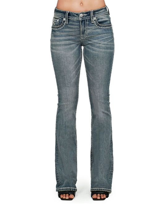 Women's Mid-Rise Bootcut Jeans - M5014B435V