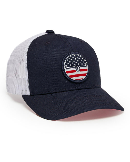 Kimes Ranch Stars N Stripes Cap in Navy at Skip's Western Outfitters