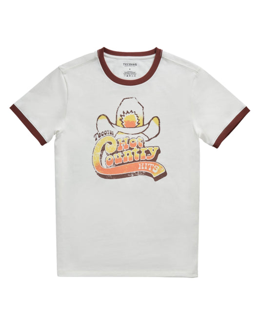 Men's Hot Country Ringer Tee - 40414-Bnn