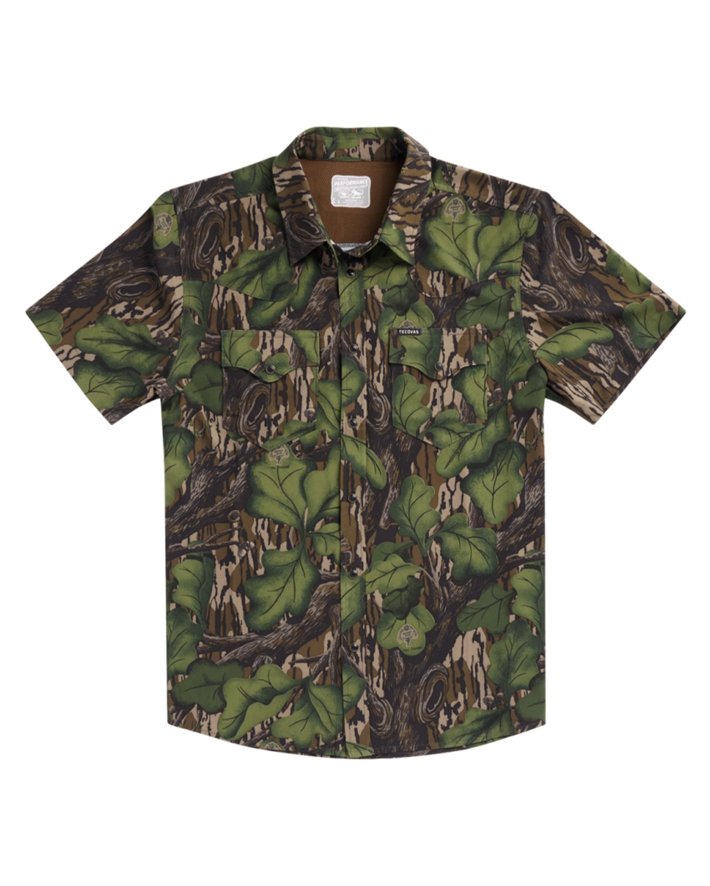 Men's Tecovas X Mossy Oak Performance Western Shirt - 61103-Mff