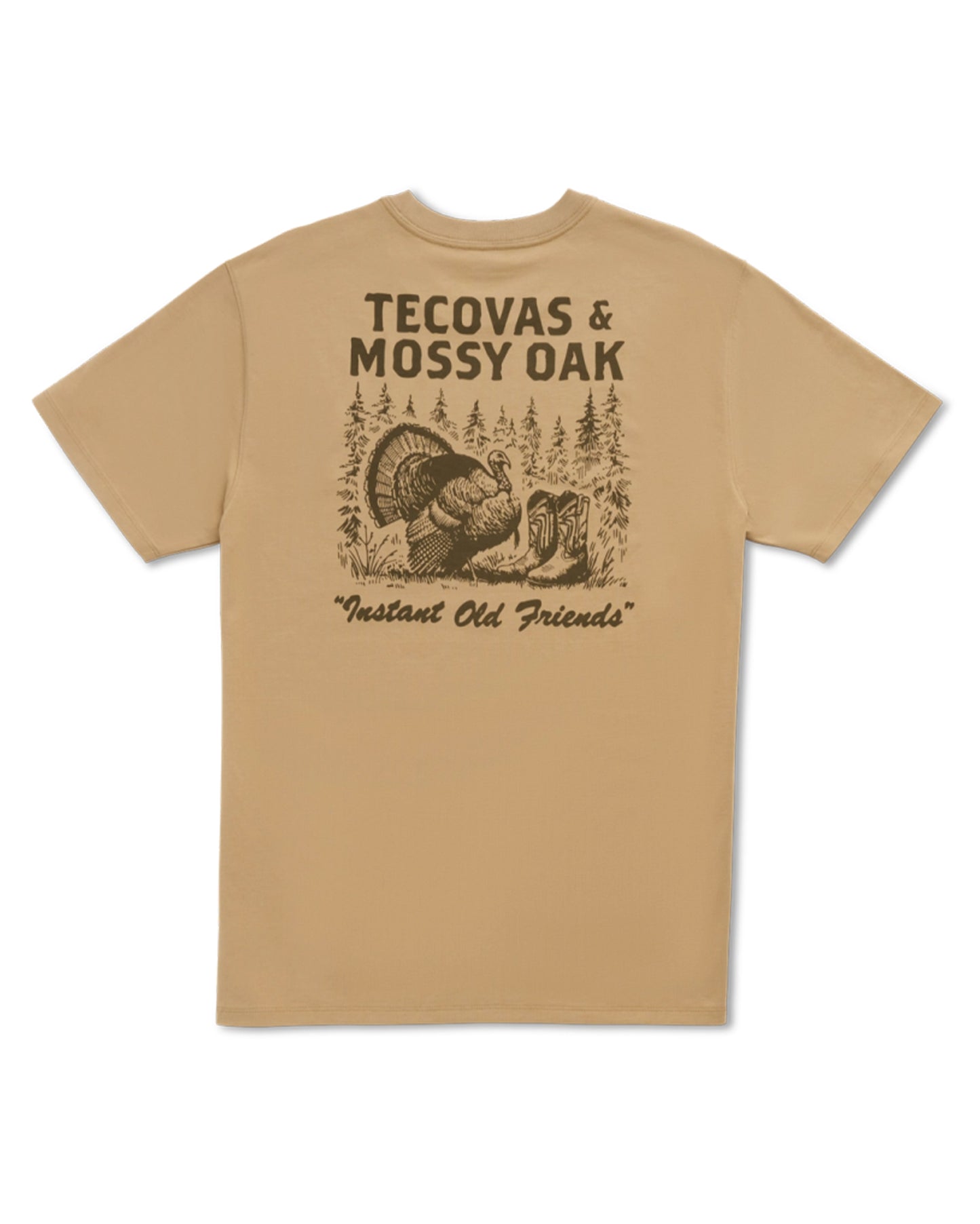 Men's Tecovas X Mossy Oak Turkey & Boots Tee - 61118-Kho
