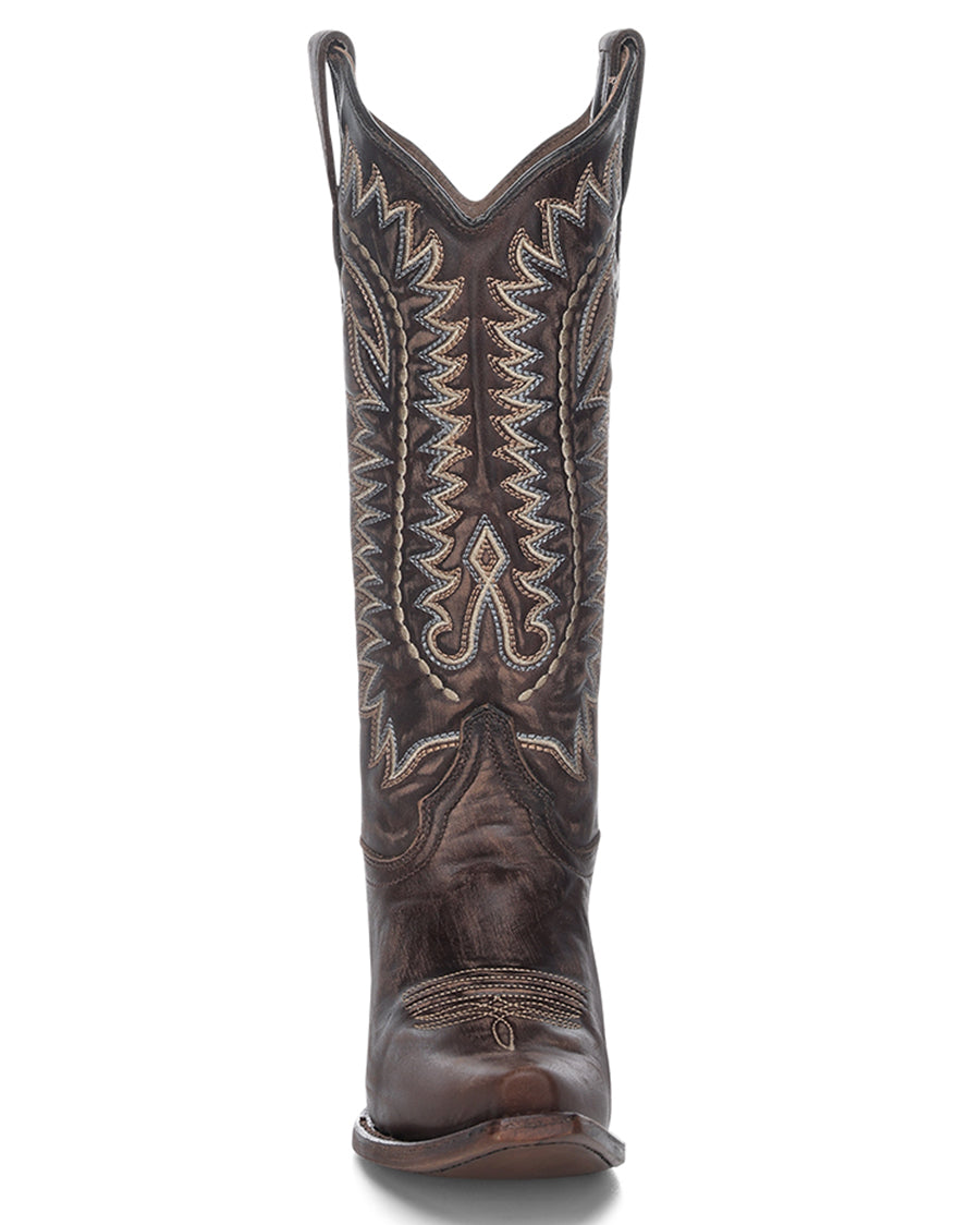 Women's Modern Embroidery Western Boots  - L8014