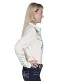 Women's Colorful Horse Embroidery Shirt