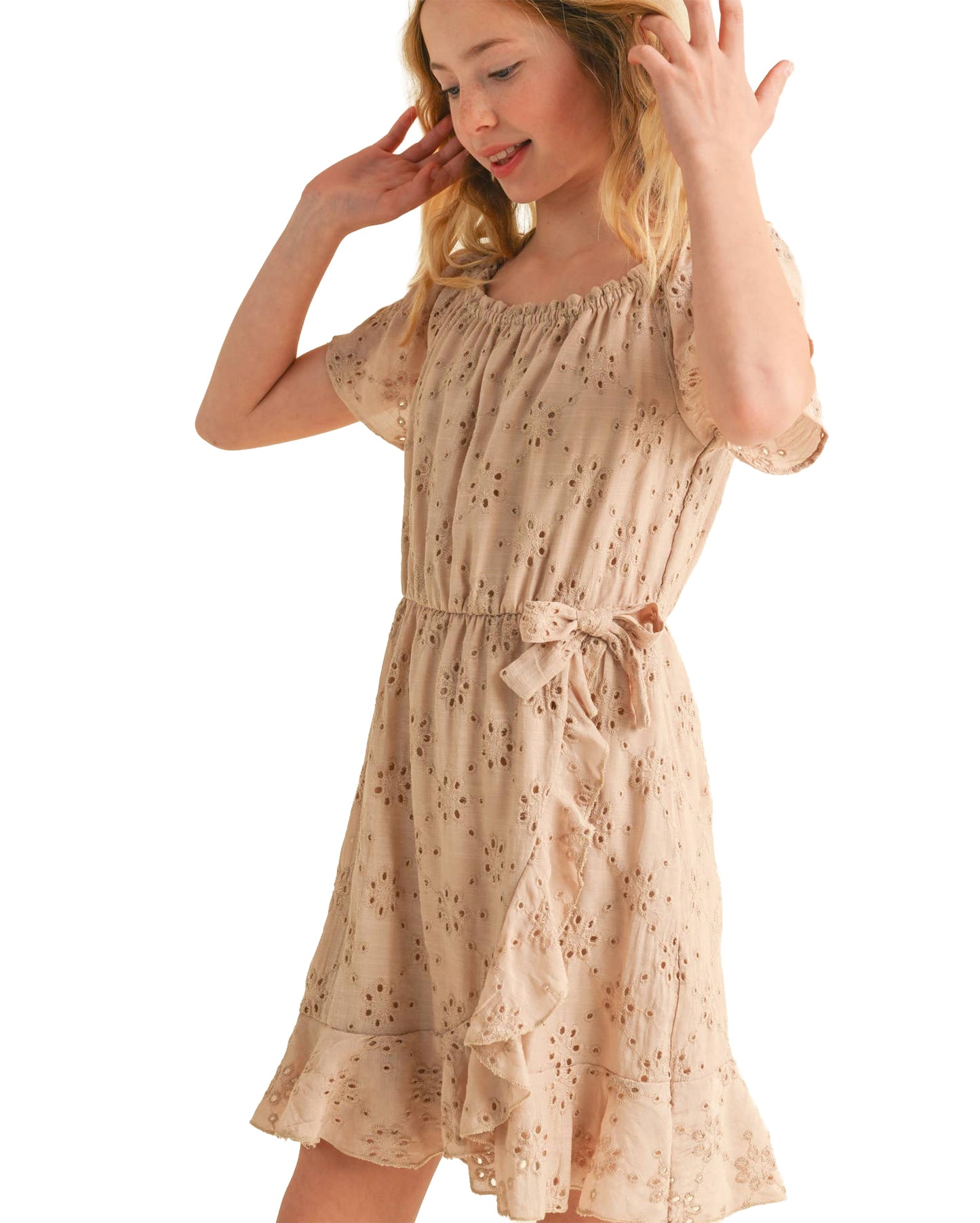 Tween Girls' Wrap Dress - Kd1768Tp