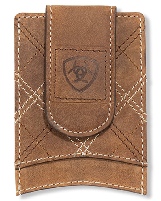 Men's Cross-Stitched Wallet by Ariat Accessories from Skip’s Western Outfitters | MFW-A3563244-O/S