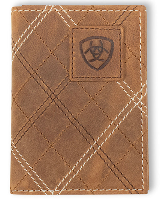 Men's Cross Stitch Wallet by Ariat Accessories from Skip’s Western Outfitters | MFW-A3563044-O/S
