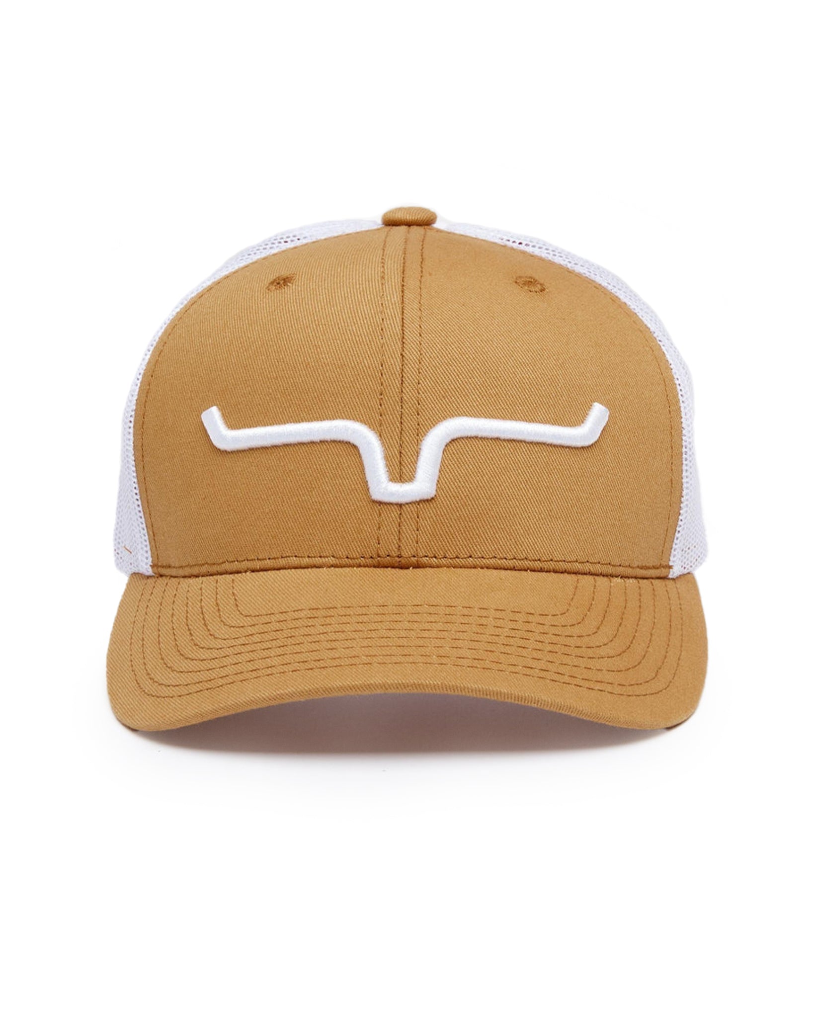 Kimes Ranch Weekly Trucker Cap in Ww Brown at Skip's Western Outfitters