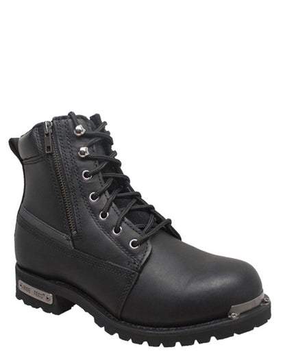Men's Reflective Double Zipper Motorcycle Boots by Hypard from Skip’s Western Outfitters | HYP-9797-080-M