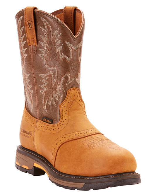 Men's Workhog Pull-on Composite Toe Work Boots by Ariat from Skip’s Western Outfitters | ARI-10001191-070-B