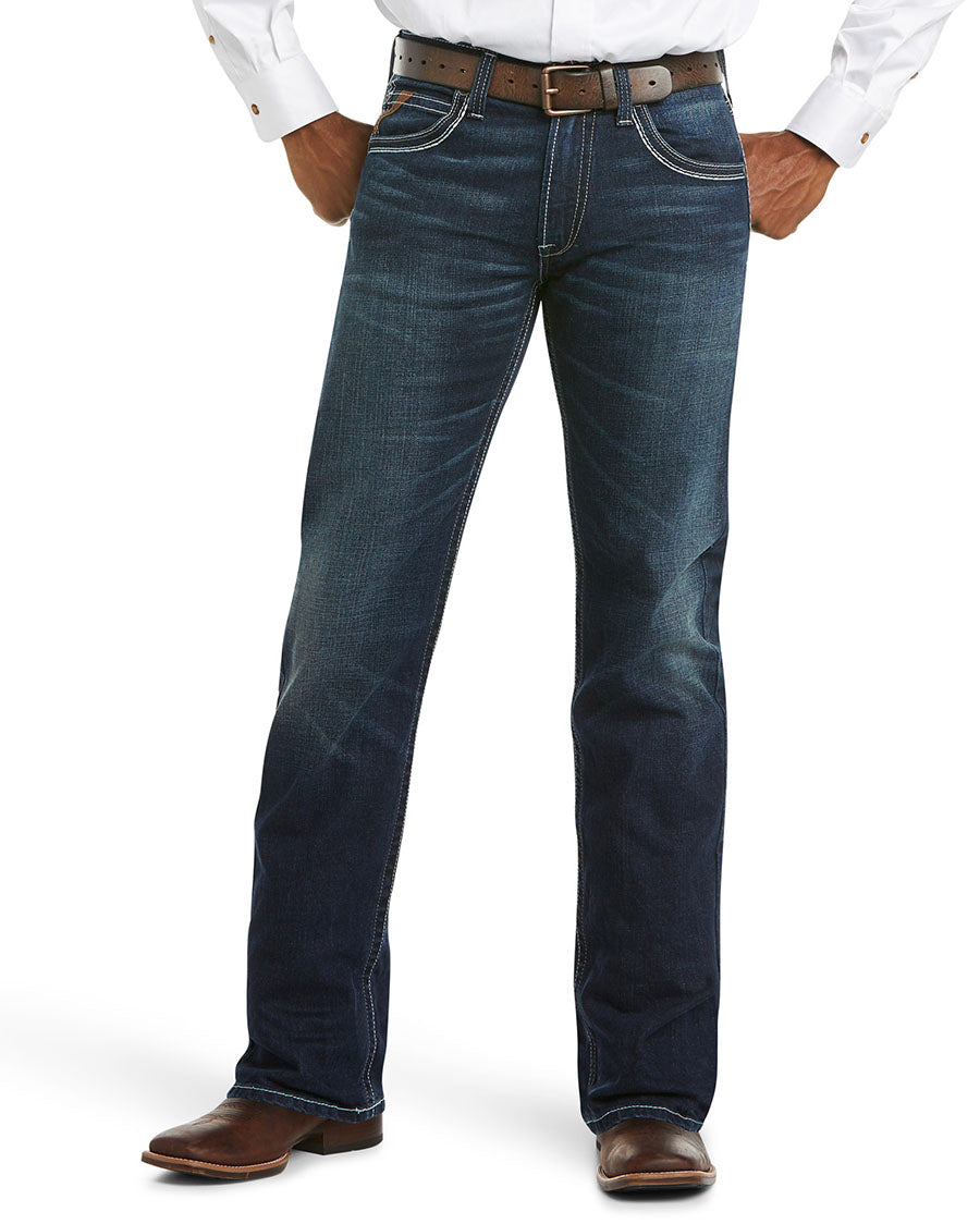 Men's M5 Slim Stretch Coltrane Stackable Straight Leg Jeans by Ariat from Skip’s Western Outfitters | ARI-10032088-28-30