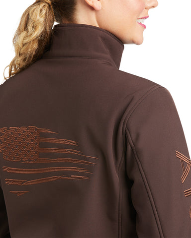 Women's REAL Team Patriot Softshell Jacket