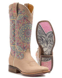 Women's Inner Peace Mandala Sole Western Boots