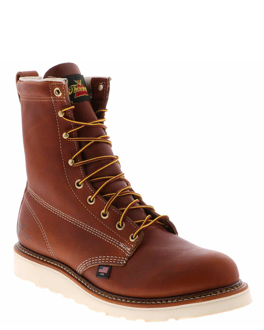 Men's American Heritage 8" Wedge Sole Boots by Thorogood from Skip’s Western Outfitters | THG-814-4364-070-2E