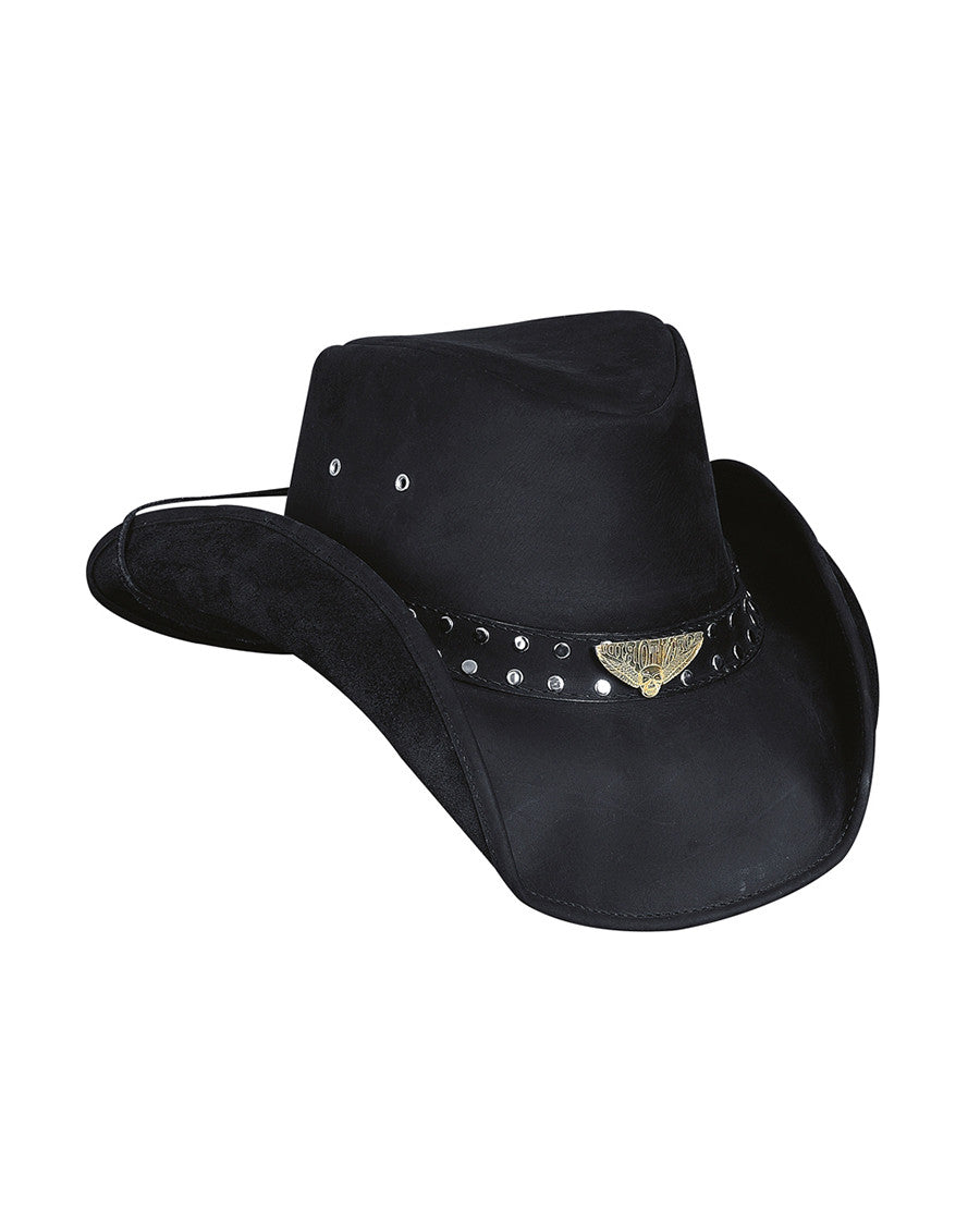 Bullhide Born To Ride Leather Hat Skip's Western Outfitters