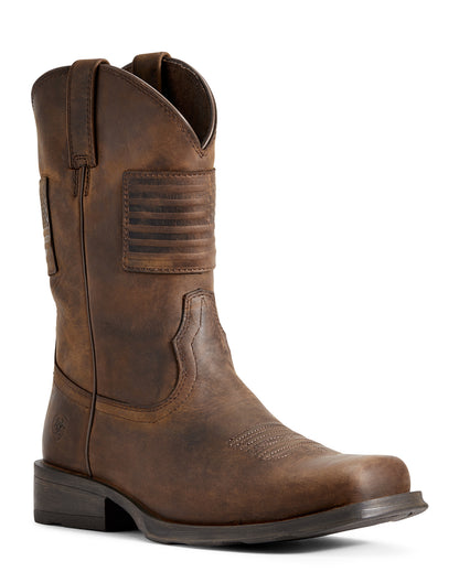 Men's Rambler Patriot Western Boots by Ariat from Skip’s Western Outfitters | ARI-10029692-070-D