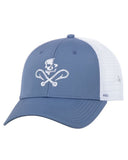 Skull & Hooks Mesh Hat - Atlantic Blue