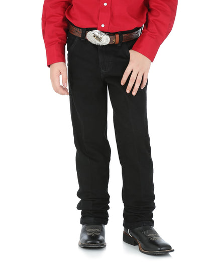 Boys' Cowboy Cut Original Fit Jeans by Wrangler from Skip’s Western Outfitters | WRA-13MWBBK-8-HSK
