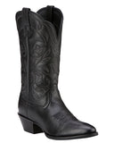 Womens Heritage Western R Toe Boots - Black