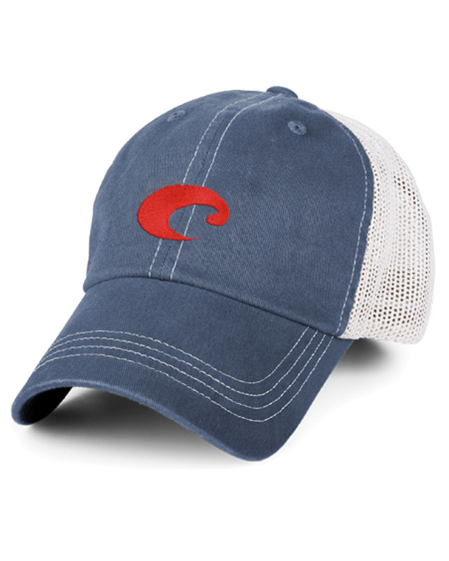 Costa Mesh Ball Cap - Blue – Skip's Western Outfitters