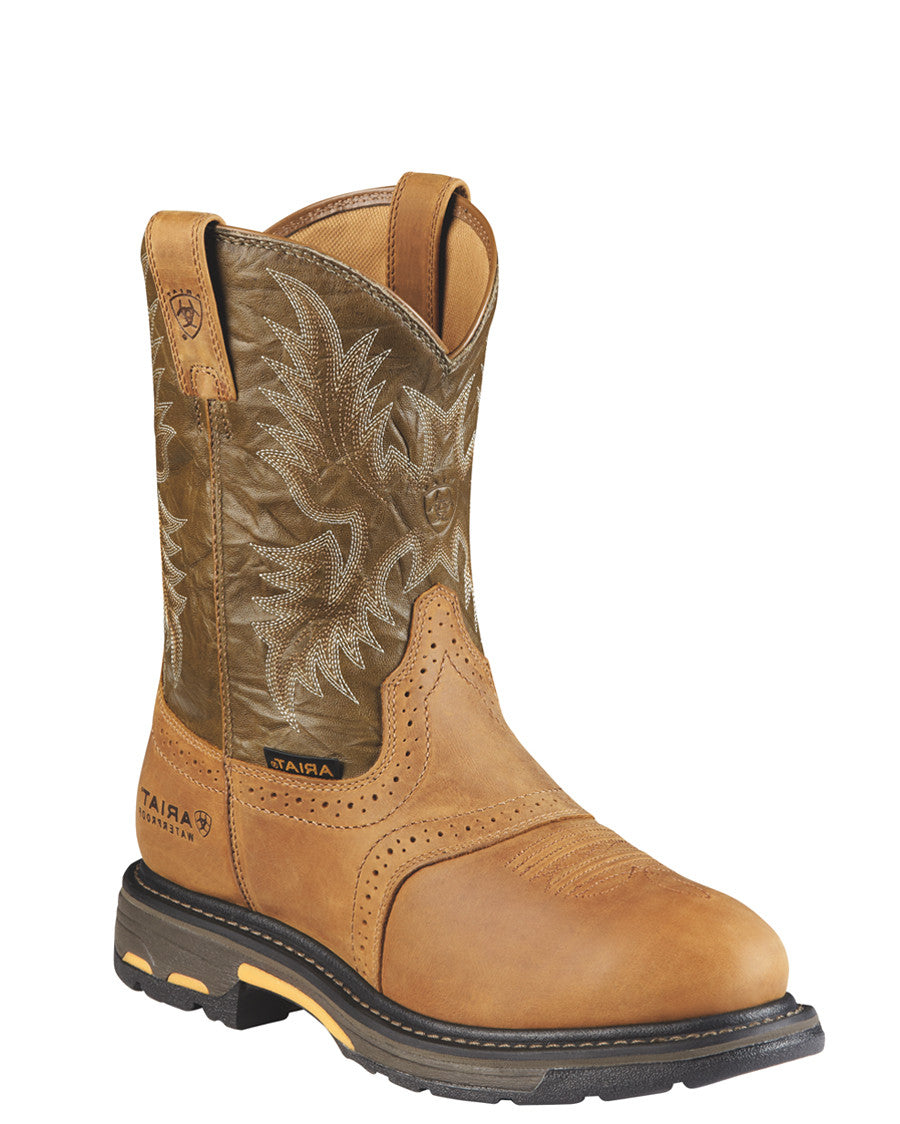 Men's Workhog H20 Composite-Toe Boots by Ariat from Skip’s Western Outfitters | ARI-10008635-070-D