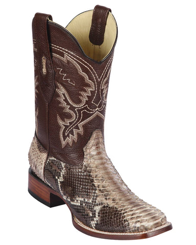 Men's Python Square Toe Western Boots