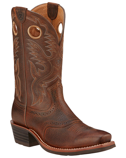 Men's Heritage Roughstock Western Boots by Ariat from Skip’s Western Outfitters | ARI-10002227-070-D