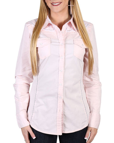 Womens Embroidered Western Shirt