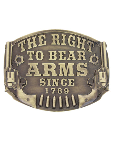 Heritage The Right To Bear Arms Attitude Buckle