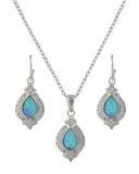 Royal Cluster Drop Jewelry Set