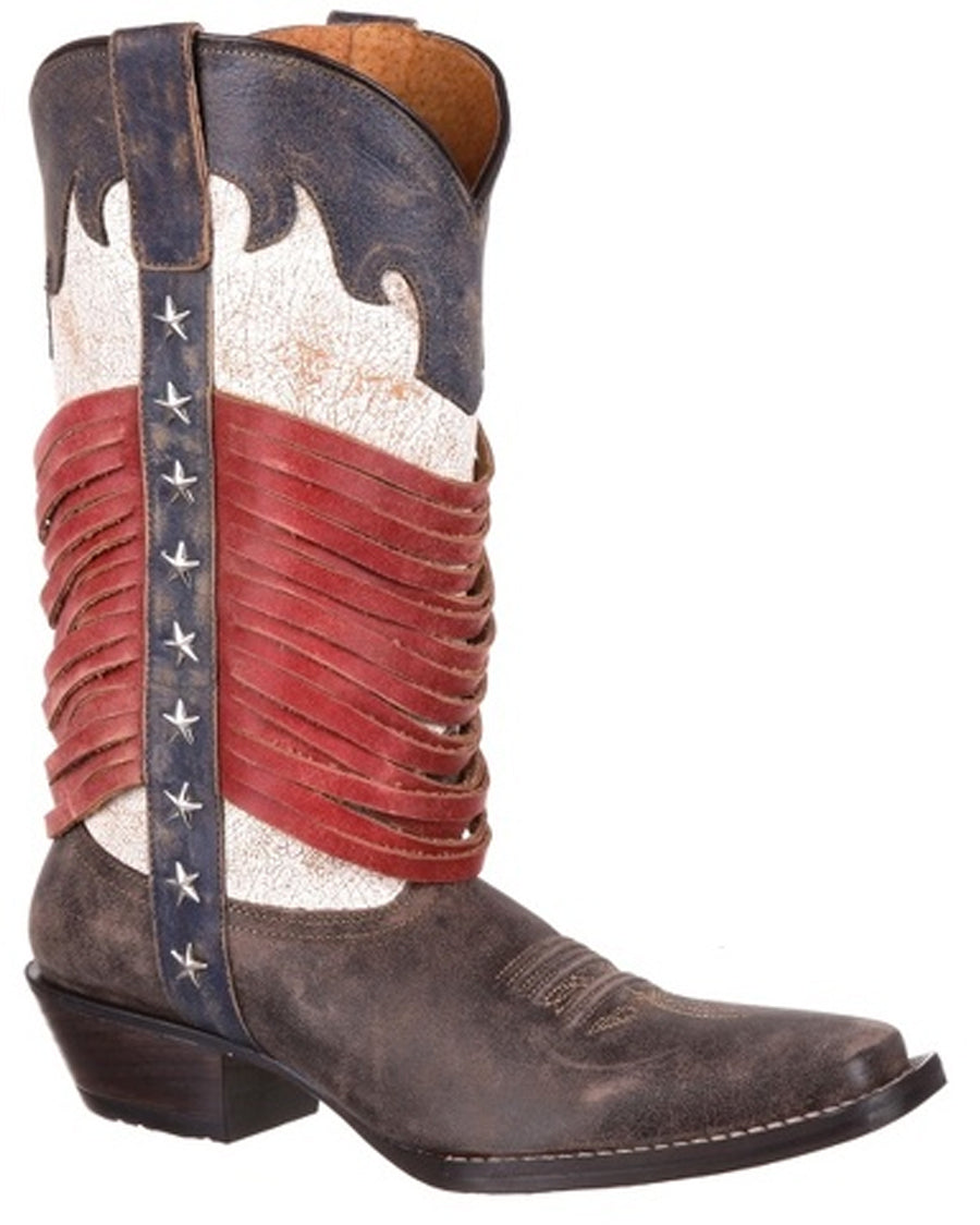 Women's Dream Catcher Americana Fringe Boots by Durango from Skip’s Western Outfitters | DUR-DRD0212-060-M
