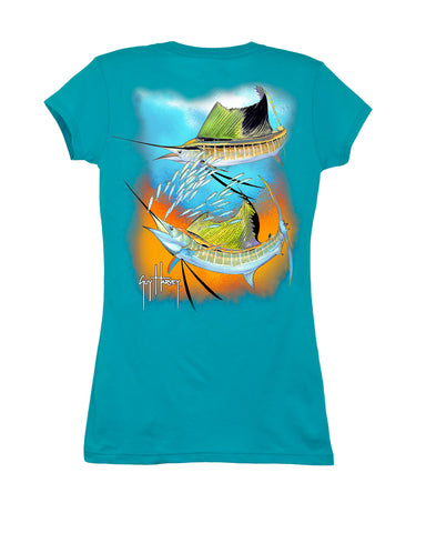 Womens Sailfish Spiral Redux T-Shirt